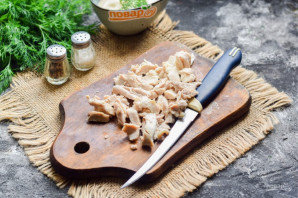 Салат из пекинской капусты с курицей Салат из пекинской капусты с курицей