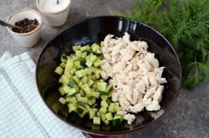 Салат "Нежный" с курицей