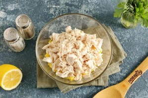 Салат с йогуртовой заправкой