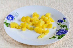 Салат с мидиями и овощами Салат с мидиями и овощами