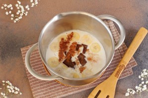 Шоколадно-банановый мусс