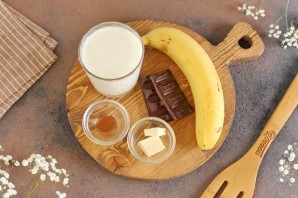 Шоколадно-банановый мусс