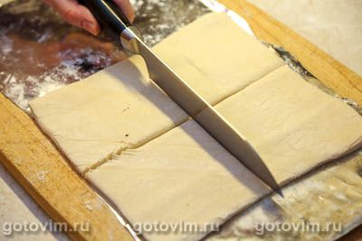 Слойки с шоколадом Слойки с шоколадом