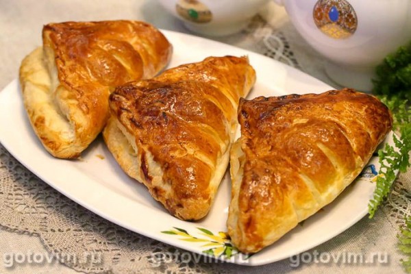 Слойки с шоколадом Слойки с шоколадом