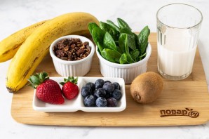 Смузи в тарелке