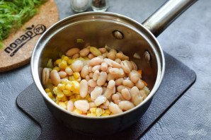 Суп с фасолью и кукурузой