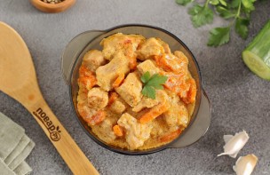 Свинина со сливками в мультиварке