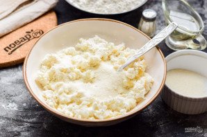 Сырники с бананом без яиц Сырники с бананом без яиц