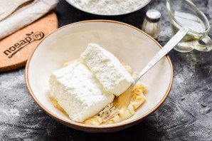 Сырники с бананом без яиц Сырники с бананом без яиц