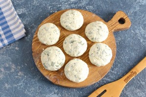 Сырники со шпинатом