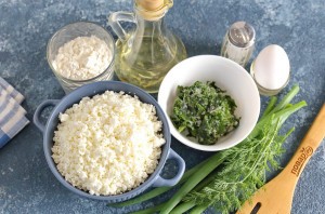 Сырники со шпинатом