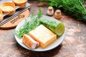 Тарталетки с беконом и сыром Тарталетки с беконом и сыром