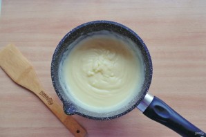 Торт из профитролей с заварным кремом