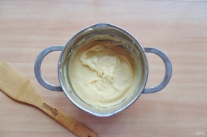 Торт из профитролей с заварным кремом