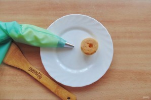 Торт из профитролей с заварным кремом