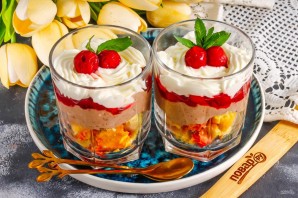 Трайфлы с вишней