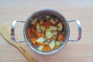 Тыквенный суп-пюре с шампиньонами