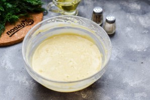 Заливной пирог с капустой и грибами