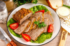 Буженина из говядины в фольге