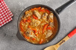 Чахохбили из курицы с болгарским перцем