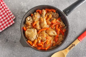 Чахохбили из курицы с болгарским перцем