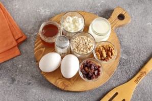 Диетический десерт из овсяных хлопьев