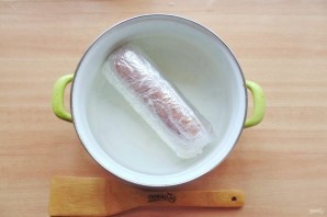 Домашняя ветчина в пакете