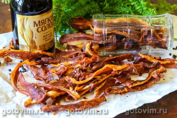 Джерки из свинины с чили и паприкой Джерки из свинины с чили и паприкой