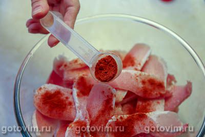 Джерки из свинины с чили и паприкой Джерки из свинины с чили и паприкой