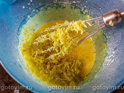 Французский песочный пирог с заварным лимонным кремом (tarte au citron)