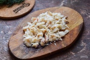 Яйца фаршированные копченой рыбой Яйца фаршированные копченой рыбой