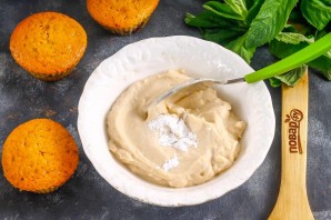 Капкейки с черной смородиной