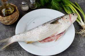 Кефаль с картошкой в духовке