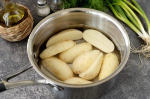 Кефаль с картошкой в духовке