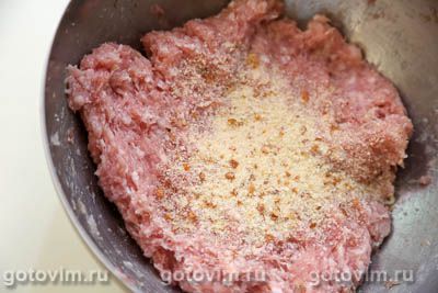 Котлеты из свинины и курицы