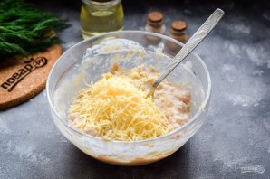 Куриные оладьи со сметаной