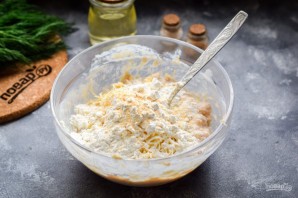 Куриные оладьи со сметаной