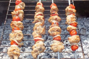Куриные рулетики на мангале