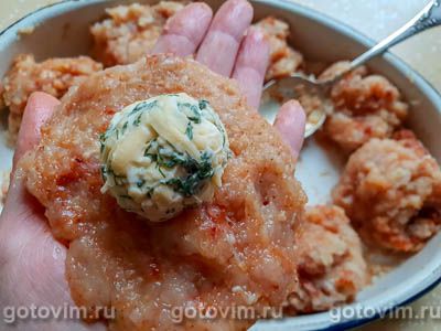 Ленивые котлеты по-киевски Ленивые котлеты по-киевски