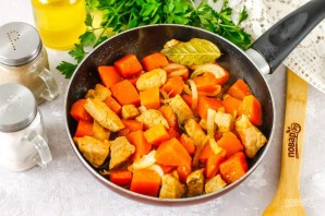 Мясо с тыквой