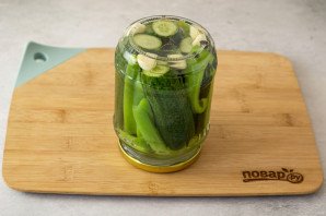 Огурцы с перцем на зиму