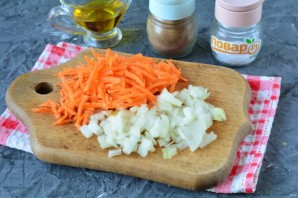 Перловка с куриной печенью