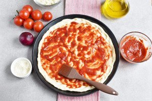 Пицца с шампиньонами