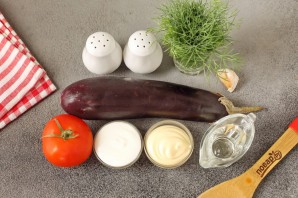 Пирамидки из баклажанов