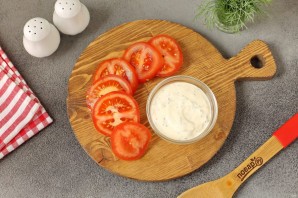 Пирамидки из баклажанов