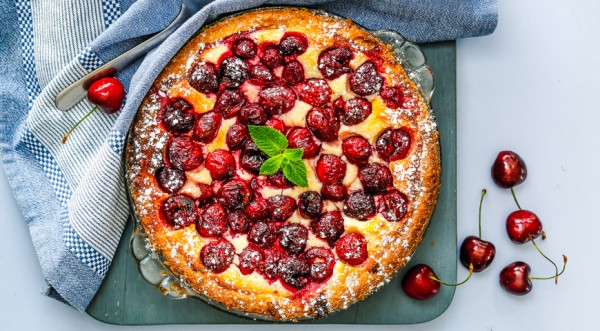 Пирог из черешни с творогом, пошаговый рецепт с фото Пирог из черешни с творогом, пошаговый рецепт с фото