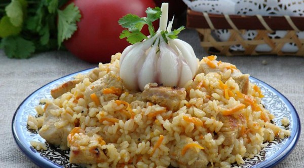 Плов из индейки, пошаговый рецепт с фото