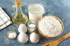 Пышные бездрожжевые оладьи на кефире