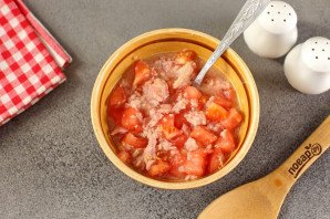 Ризотто с консервированным тунцом