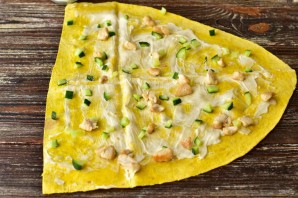 Рулет из лаваша с курицей и огурцами Рулет из лаваша с курицей и огурцами